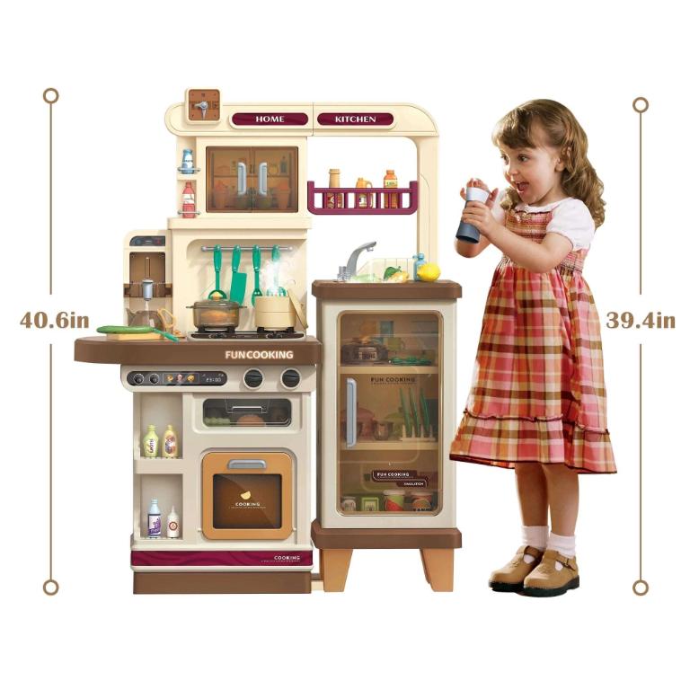 Toy Kitchen Set for Kids 103 cm