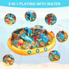 Splash Water Table with Slide: Interactive Learning & Play Center for Kids