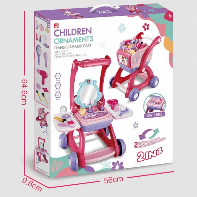 Children Ornaments Transformable Car 2 in 1