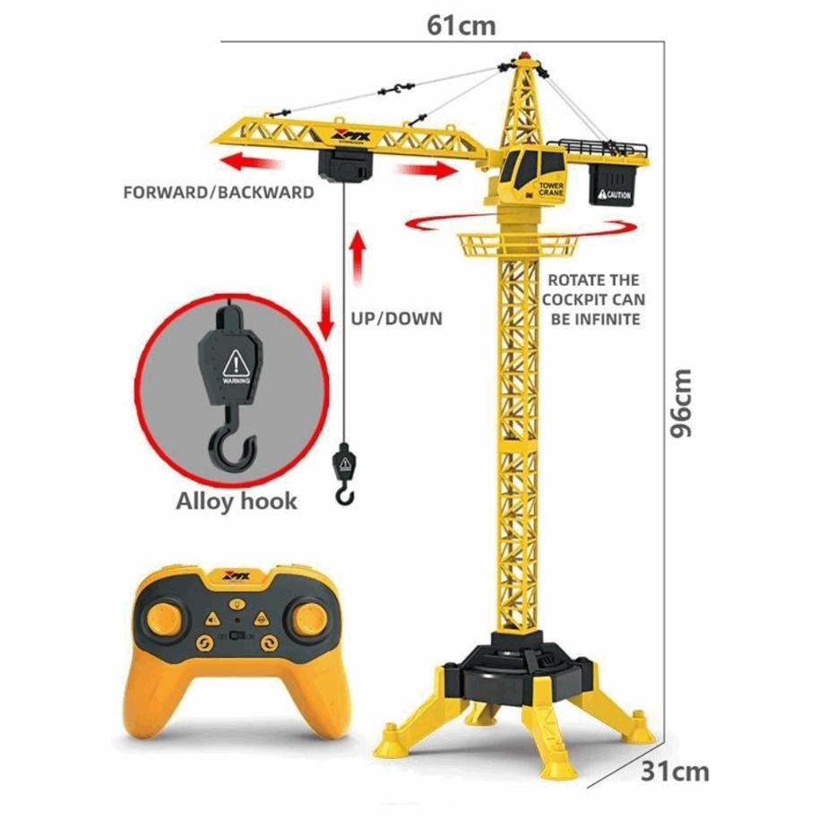 Remote Control Engineering Alloy Tower Crane