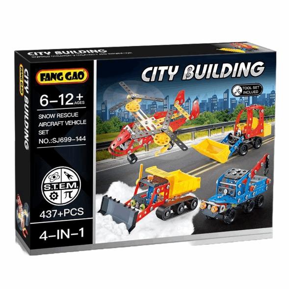 Metal Building 4 in 1 Educational Game