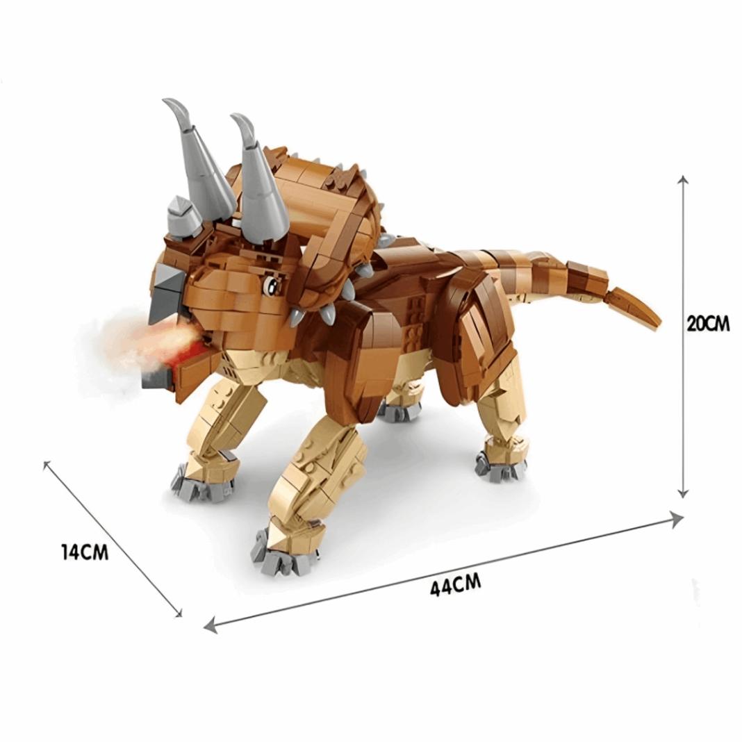 TRICERATOPS BUILDING BLOCKS - 1178 Pieces