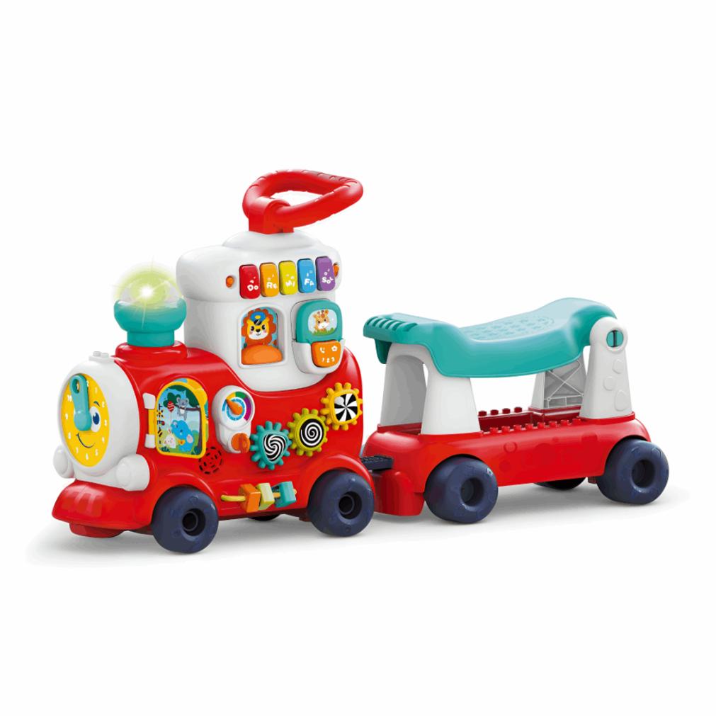 Interactive Toddler Train Toy - Educational Pre-walker