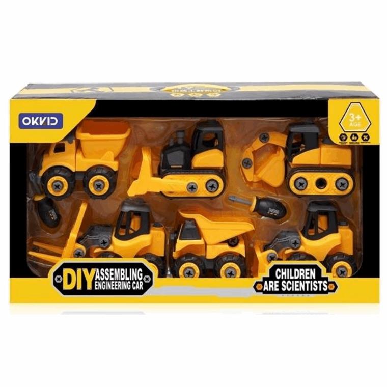 Disassembly and Assembly Engineering 6-in-1 Trucks Set