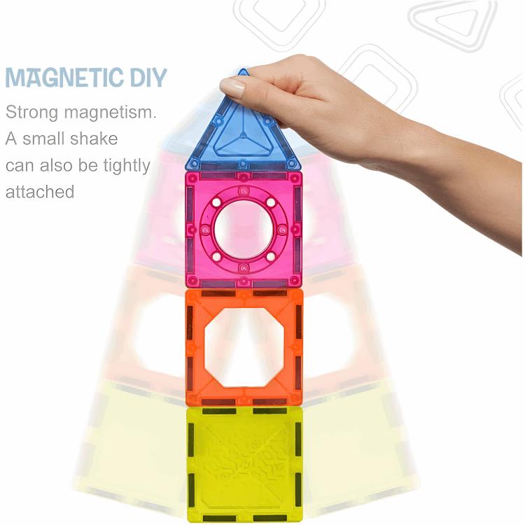 Creative 3D Magnetic Building Blocks - 125 Pieces