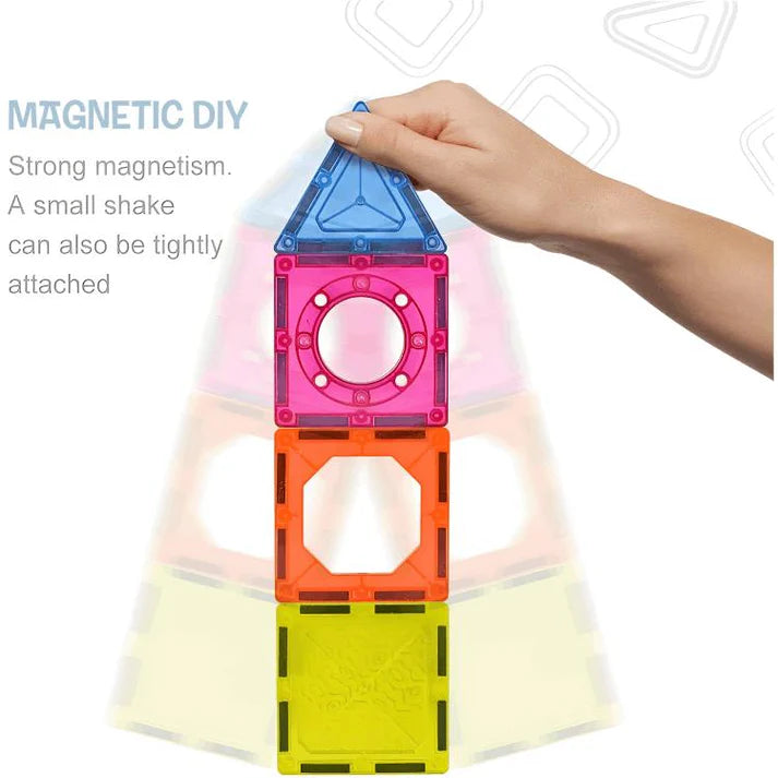 Creative 3D Magnetic Building Blocks - 83 Pieces