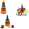 Colorful Ring Stack Toy with Duck Topper