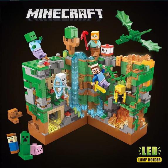 Minecraft Forest Theme Building Blocks - 823 PIECES